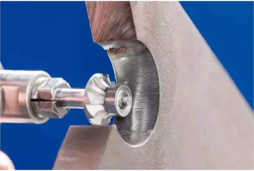 Trzpień frezarski do zaokrągleń ze stopów twardych EDGE V ECS Ø 16 × 12 mm trzpień Ø 6 mm do obróbki krawędzi 3