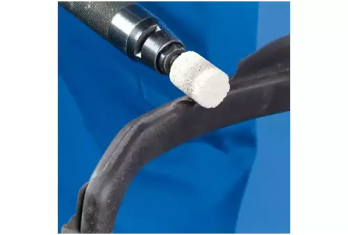 Ściernica trzpieniowa RUBBER walcowa Ø 40 × 20 mm trzpień Ø 6 mm AH2 do gumy 2