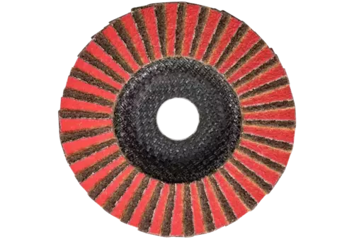 Ściernica włókninowa POLIVLIES PVZ ceramiczna Ø 125 mm otwór 22,23 mm CO-COOL60/A100 G do szlifu dokładnego 2