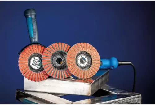 Ściernica włókninowa POLIVLIES PVZ ceramiczna Ø 125 mm otwór 22,23 mm CO-COOL80/A180M do szlifu dokładnego 4