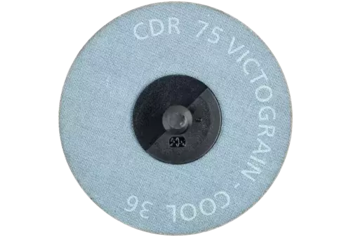 Tarcza ścierna COMBIDISC CDR Ø 75 mm VICTOGRAIN-COOL36 do stali i stali nierdzewnej 3