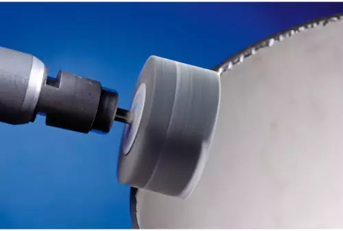 Ściernica wachlarzowa SIC F Ø 60 × 30 mm trzpień Ø 6 mm SIC80 do twardych metali nieżelaznych 2