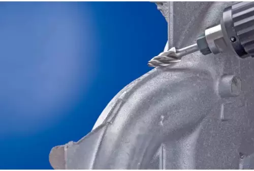Wysokowydajny trzpień frezarski ze stopów twardych ALU, kształt stożkowy RBF Ø 12 x 25 mm, trzonek Ø 8 mm do aluminium / metalu 3