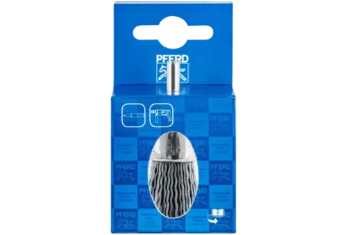 Niepleciona szczotka-pędzelek POS PBU Ø20 mm trzpień Ø6 mm włókno SiC Ø0,90 ziarno 180 2