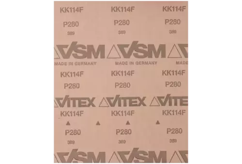 Papier ścierny na płótnie Korund 230 × 280 mm BG BR A280 do stali przy bardzo wymagającej obróbce 3