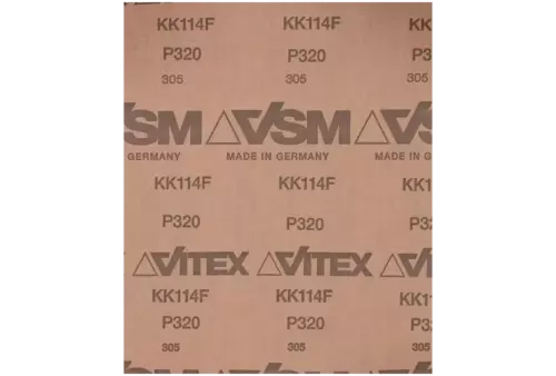 Papier ścierny na płótnie Korund 230 × 280 mm BG BR A320 do stali przy bardzo wymagającej obróbce 3
