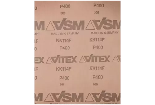 Papier ścierny na płótnie Korund 230 × 280 mm BG BR A400 do stali przy bardzo wymagającej obróbce 3