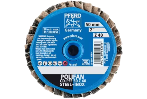 COMBIDISC Zirkon Mini-POLIFAN CD Ø 50 mm Z40 do stali hartowanej 3