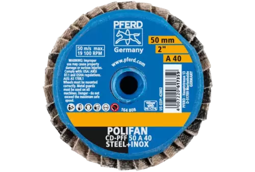 COMBIDISC Mini-POLIFAN Korund CD Ø 50 mm A40 do zastosowań uniwersalnych 3
