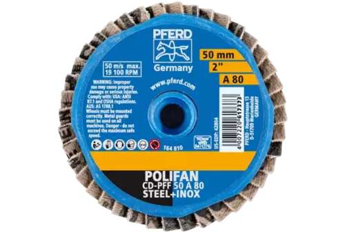 COMBIDISC Mini-POLIFAN Korund CD Ø 50 mm A80 do zastosowań uniwersalnych 3