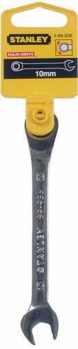 Klucz płasko-oczkowy z grzechotką 10mm STANLEY 4-89-936 3