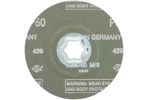 Tarcza fibrowa COMBICLICK korund Ø115 mm A-COOL60 do stali szlachetnej 3