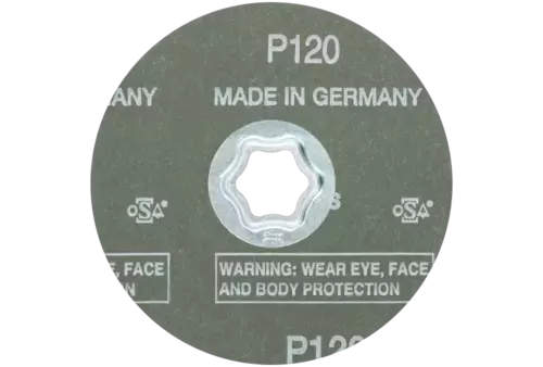 Tarcza fibrowa COMBICLICK korund Ø115 mm A-COOL120 do stali szlachetnej 4