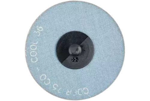 Minitarcza włókninowa COMBIDISC z ziarnem ceramicznym CDFR Ø 75 mm CO-COOL36 do stali i stali nierdzewnej 3