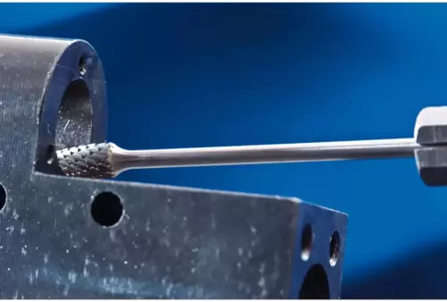 Trzpień frezarski ze stopów twardych, kształt stożkowy RBF Ø 06 x 13 mm, trzonek Ø 3 x 75 mm Z3P uniwersalny 2