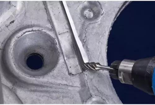 Wysokowydajny trzpień frezarski ze stopów twardych ALU, kształt stożkowy RBF Ø 06 x 13 mm, trzonek Ø 3 mm do aluminium / metalu 2