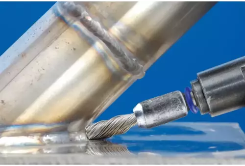 Pleciona szczotka-pędzelek SINGLETWIST INOX-TOTAL PBGSIT Ø10 mm trzpień Ø6 mm drut ze stali nierdzewnej Ø0,35 2