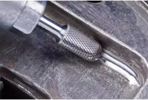 Wysokowydajny trzpień frezarski ze stopów twardych MICRO kształt kulisto-walcowy WRC Ø 10 × 20 mm trzpień Ø 6 mm 2