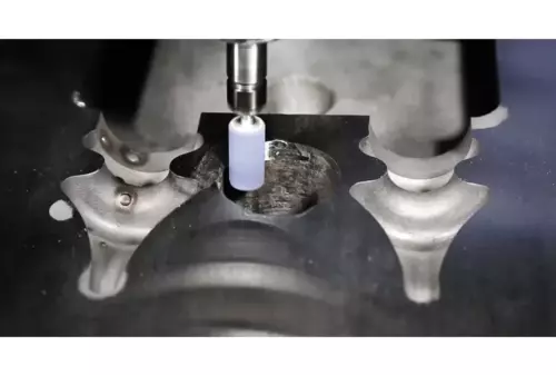 Ściernica trzpieniowa TOUGH walcowa Ø 6 × 13 mm trzpień Ø 3 mm CO46 do trudno skrawalnych materiałów 2