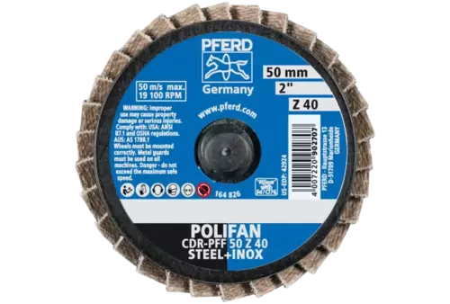 COMBIDISC Zirkon Mini-POLIFAN CDR Ø 50 mm Z40 do stali hartowanej 3