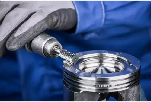 Wysokowydajny trzpień frezarski ze stopów twardych STEEL walcowy ZYA Ø 10 × 20 mm trzpień Ø 6 mm do stali 2
