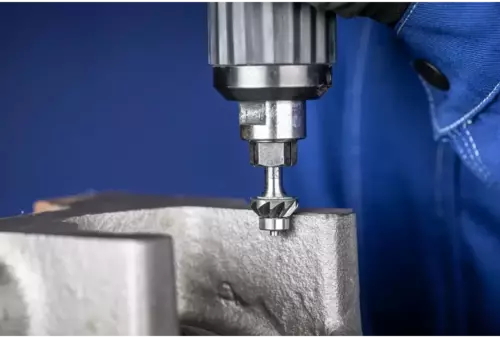 Trzpień frezarski ze stopów twardych EDGE stożkowy KSK 45° Ø 16 × 03 mm trzpień Ø 6 mm do obróbki krawędzi 2