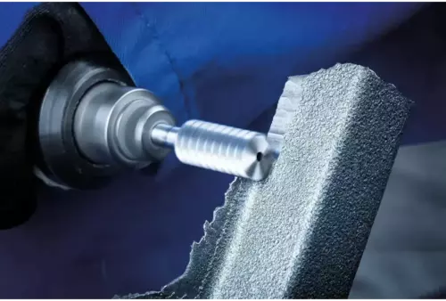 Wysokowydajny trzpień frezarski ze stopów twardych CAST kształt walcowy ZYAS z uzębieniem czołowym Ø 06 x 16 mm, trzonek Ø 6 mm 4