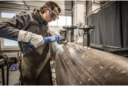 Szczotka stożkowa pleciona COMBITWIST KBG Ø 115 × 15 mm M14 drut ze stali nierdzewnej Ø 0,50 mm do szlifierki kątowej 3