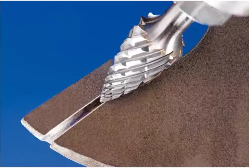 Wysokowydajny trzpień frezarski ze stopów twardych STEEL kształt pocisku SPG Ø 12 × 25 mm trzpień Ø 6 mm HICOAT do stali 2