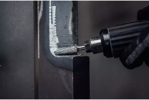 Wysokowydajny trzpień frezarski ze stopów twardych STEEL kształt stożkowy KEL Ø 10 × 20 mm trzpień Ø 6 mm HICOAT do stali 2