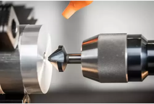 Pogłębiacz stożkowy i okrawacz HSS 90° Ø 19 mm trzpień Ø 10 mm DIN 335 C z powłoką HICOAT Pferd 25202147 4