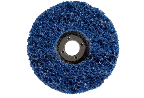 Włóknina czyszcząca POLICLEAN PLUS PCLD Ø100 × 13 mm otwór Ø16 mm do zgrubnych prac czyszczących 3