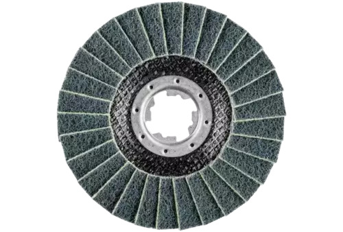 Ściernica włókninowa POLIVLIES PVL Korund Ø 125 mm otwór 22,23 mm / X-LOCK A240F do szlifu dokładnego 2