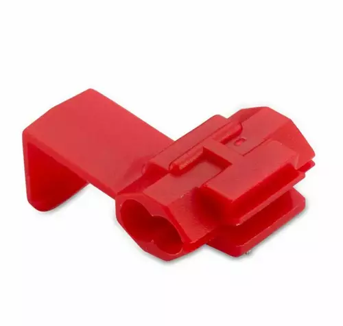 Szybkozłączka przebijająca izolacje, czerwona, 0,25-1 mm2, do przewodów wielodrutowych, pp, opakowanie 500 sztuk model bm00110 2