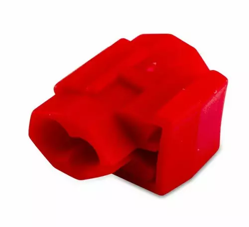 Szybkozłączka przebijająca izolacje, czerwona, 0,25-1 mm2, do przewodów wielodrutowych, pp, opakowanie 500 sztuk model bm00110 3