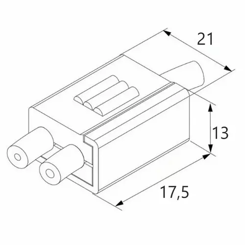 Szybkozłączka przebijająca izolacje, żółta, 4-6 mm2, do przewodów wielodrutowych, pp, opakowanie 25 sztuk model BM00310S 5