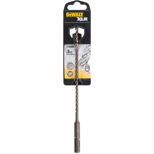Wiertło do betonu SDS-Plus 5x210 4-ostrzowe XLR DeWALT DT8909 2