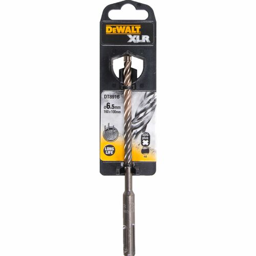 Wiertło do betonu SDS-Plus 6.5x160 4-ostrzowe XLR DeWALT DT8916 2