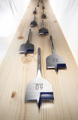 Wiertło płaskie do drewna 28mm Blue Groove IRWIN 10502818 4