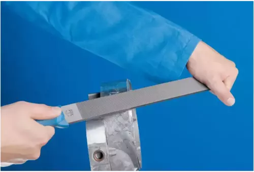 Pilnik do metali miękkich płaski 250 mm nacięcie 0 do obróbki metali miękkich i tworzywa sztucznego 3
