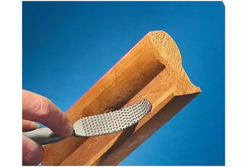 Pilniko-tarnik wygięty półokrągły 250 mm nacięcie pilnika 2 / nacięcie tarnika 2 do wielu materiałów 3