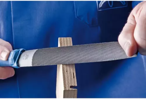 Pilnik do drewna półokrągły zbieżny 200 mm nacięcie 1 do obróbki zgrubnej, zdzierania 2
