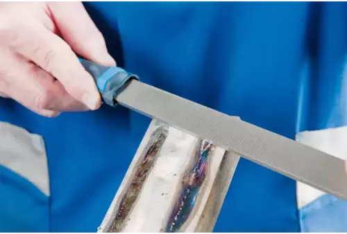 Pilnik warsztatowy z uchwytem płaski 150 mm nacięcie 1 do obróbki zgrubnej, zdzierania 3