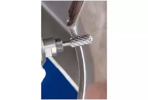 Zestaw wysokowydajnych trzpieni frezarskich ze stopów twardych 1906 INOX 3-częściowy Ø 6 mm trzonek Ø 6 mm do stali nierdzewneej 5