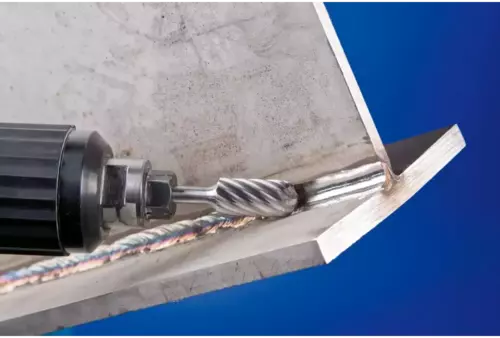 Zestaw wysokowydajnych trzpieni frezarskich ze stopów twardych 1907 INOX 3-częściowy Ø 12 mm trzonek Ø 6 mm do stali nierdzewnej 5