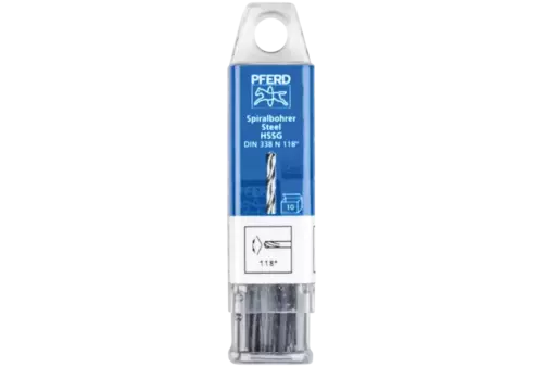 Wiertło spiralne 2,5 mm HSS-G N DIN 338 118° Pferd 25203514 2