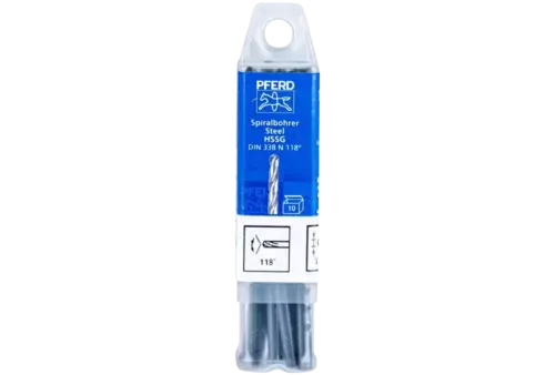 Wiertło spiralne 3,1 mm HSS-G N DIN 338 118° Pferd 25203516 2