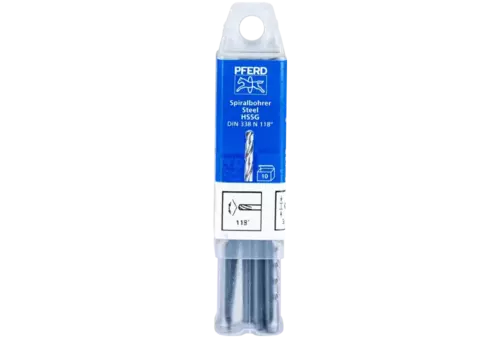 Wiertło spiralne 3,4 mm HSS-G N DIN 338 118° Pferd 25203518 2