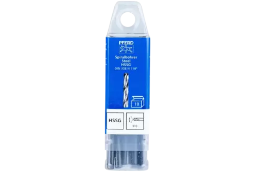 Wiertło spiralne 4,1 mm HSS-G N DIN 338 118° Pferd 25203522 2