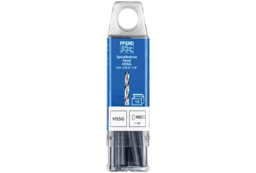 Wiertło spiralne 4,5 mm HSS-G N DIN 338 118° Pferd 25203525 2
